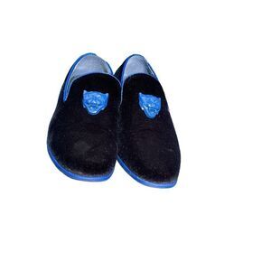 Amali Brady Royal Blue-Black Slip-on Dress Shoes Size 8